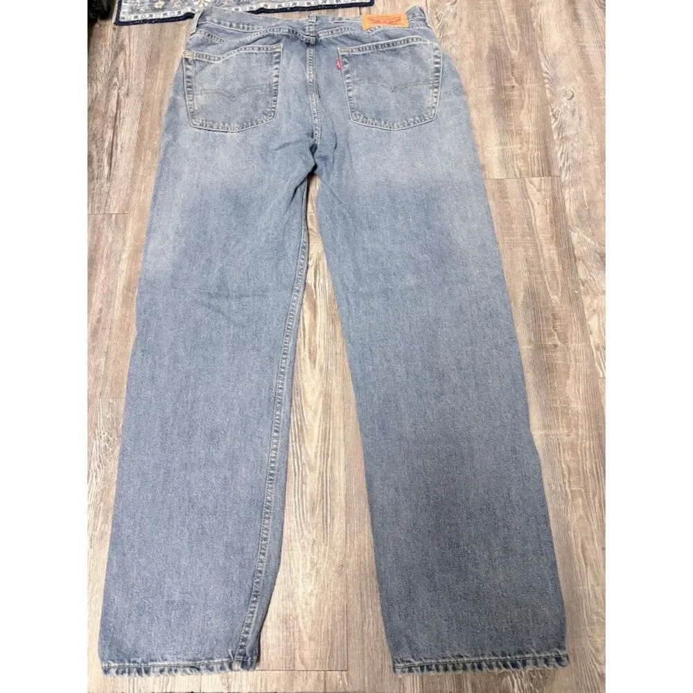Levi's 505 Men's Jeans 36x32 Medium Wash Straight Leg 100% Cotton Denim